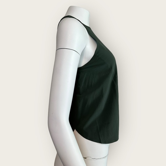 EUC | Lululemon | Swift Ventilated Racerback Running Tank | Green | Small - Picture 5 of 13